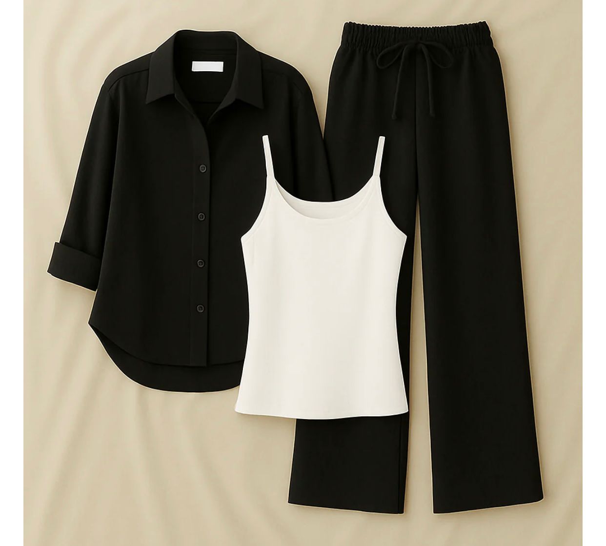 Button down with inner & Flapper trouser