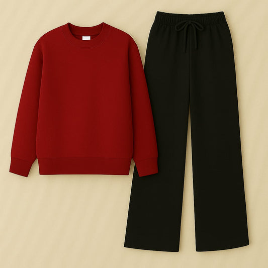 Sweatshirt With Black Flapper