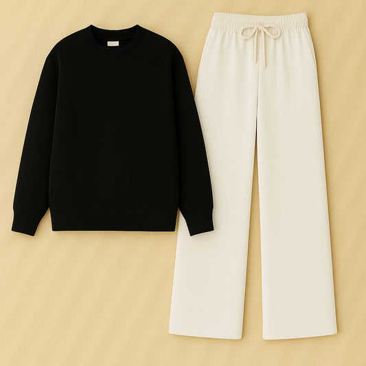 Sweatshirt With White Flapper