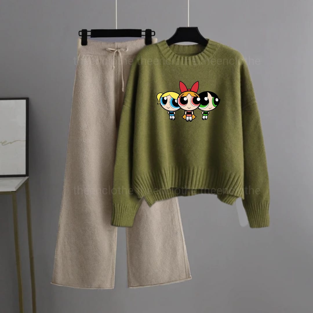 Sweatshirt with Flapper Trouser