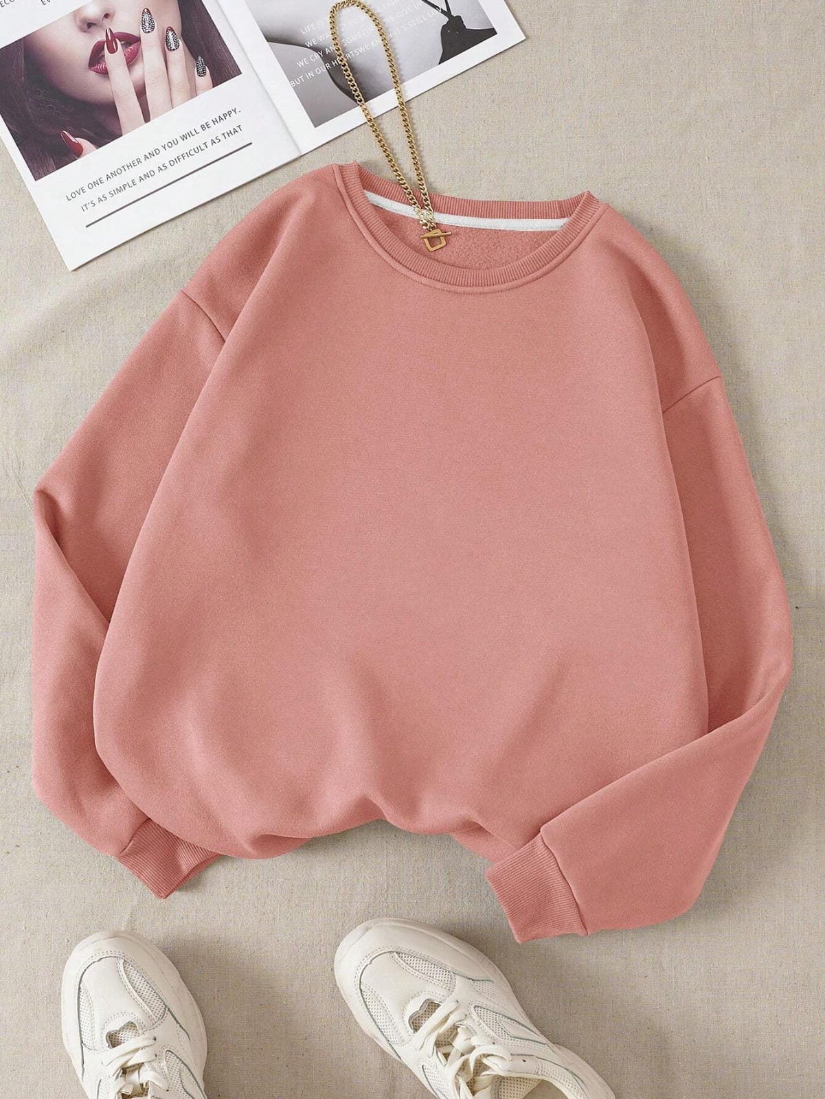 Beige Sweatshirt