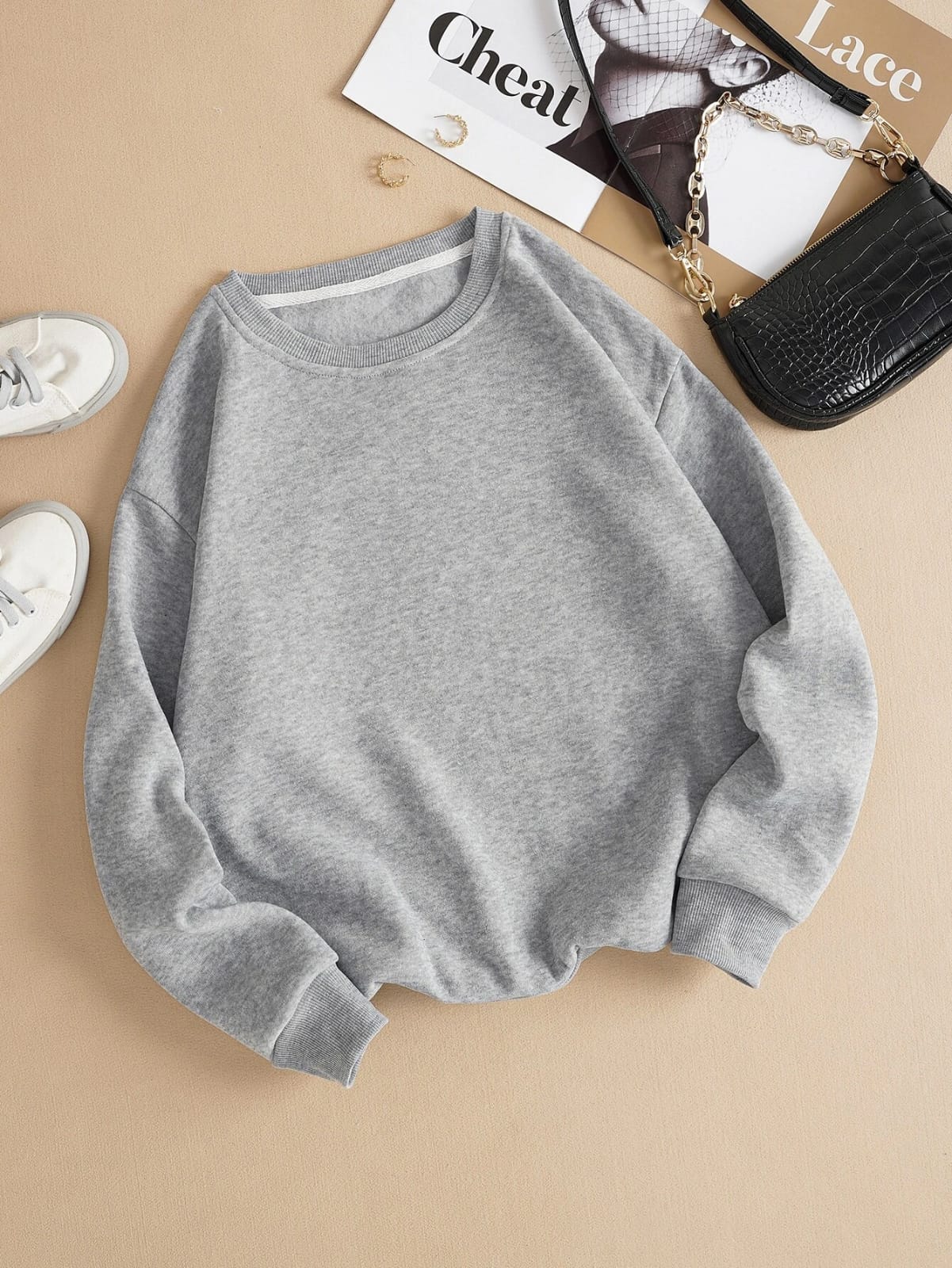 Beige Sweatshirt