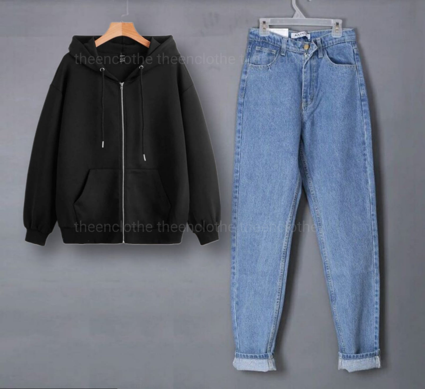 Hoodies and sweatshirts with jeans