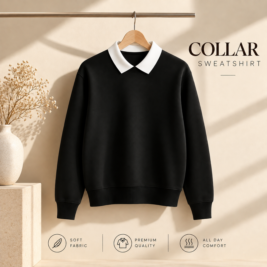 Collar Sweatshirt