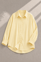 Butter-Yellow Button Down Shirt