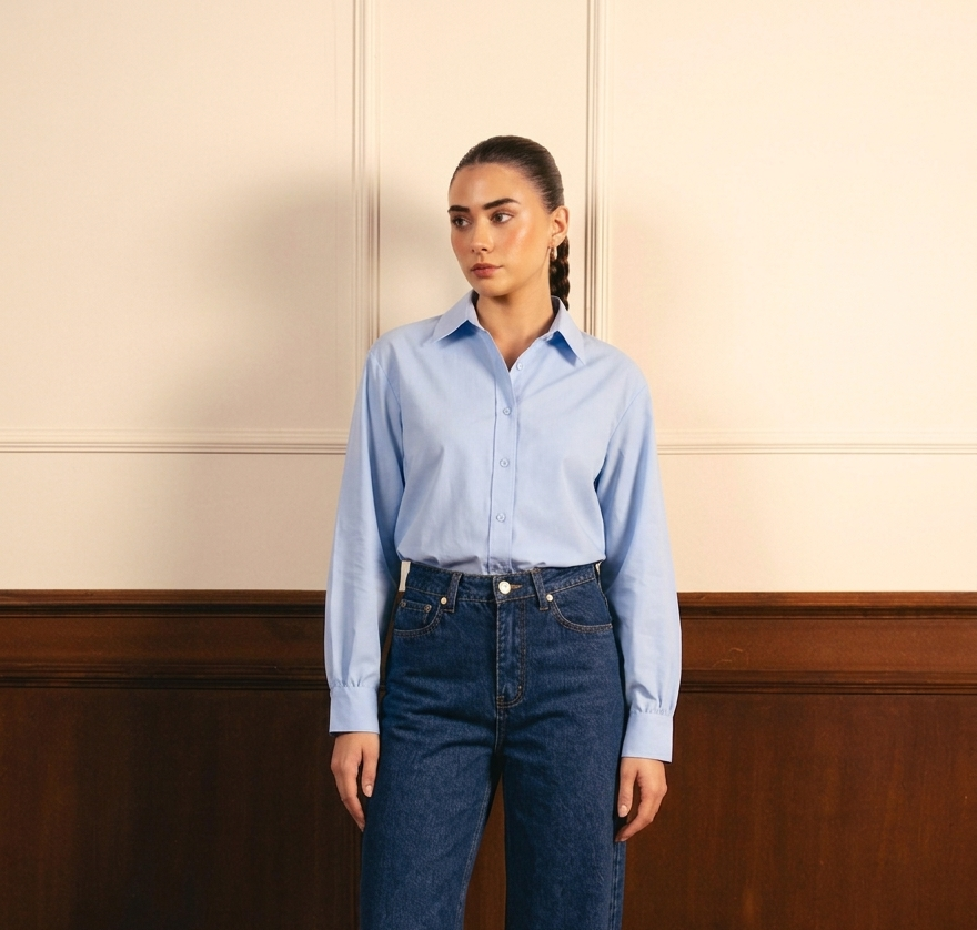 Sky Blue Button Down Shirt