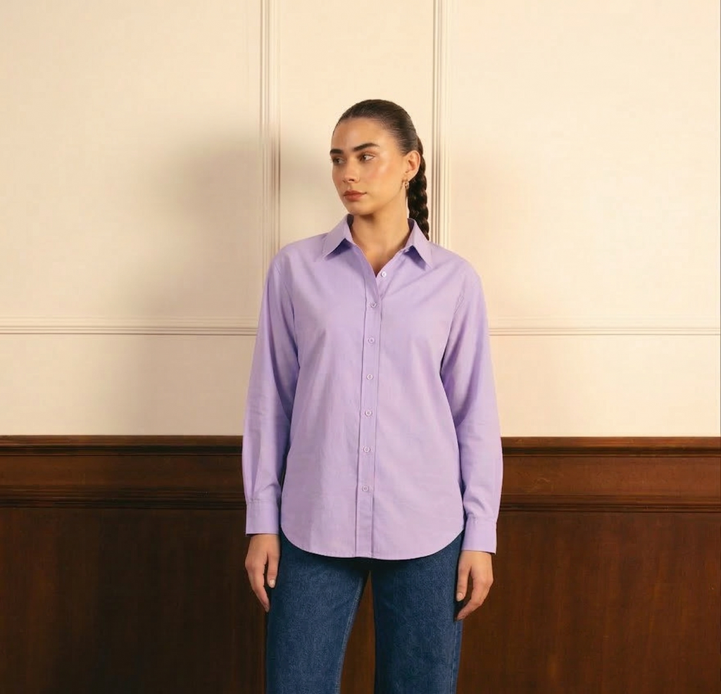 Lilac Button Down Shirt