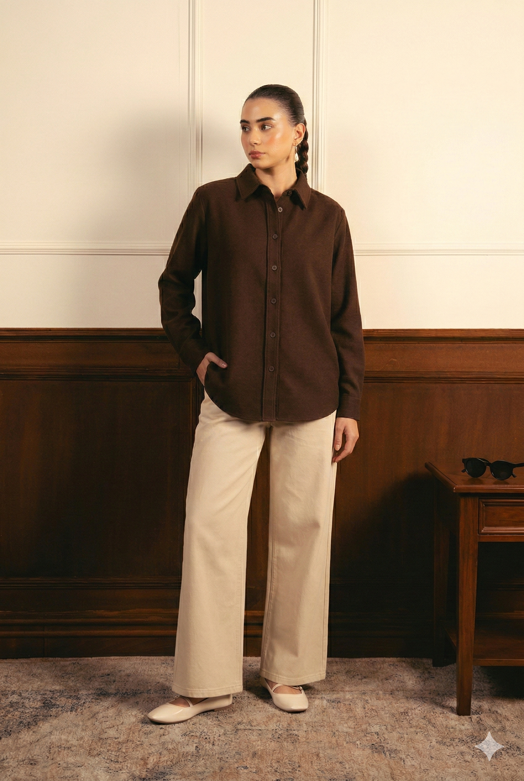 Button down & Flapper trouser