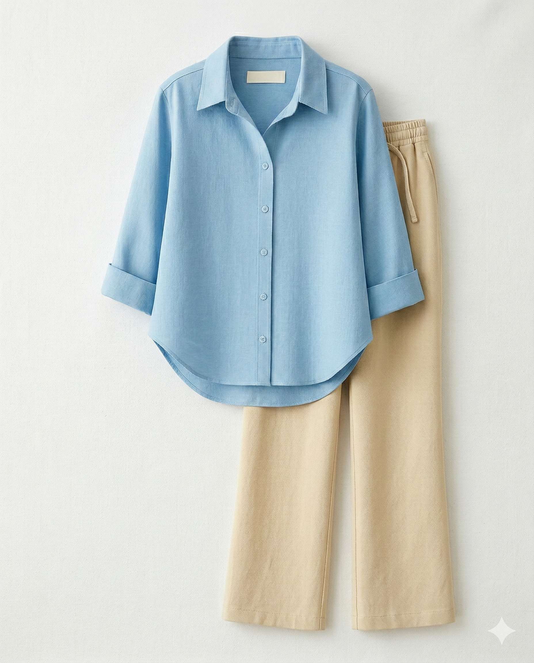 Button down  & Flapper trouser