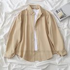 BUTTON DOWN SHIRT WITH INNER TANKTOP