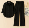Button down shirt & flapper trouser