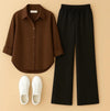 Button down  & Flapper trouser