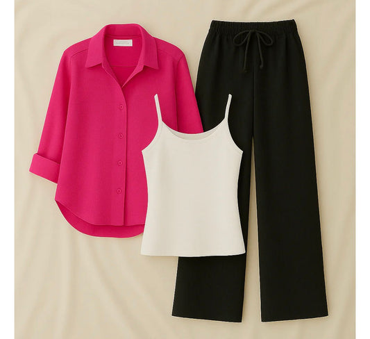 Button down with inner & Flapper trouser