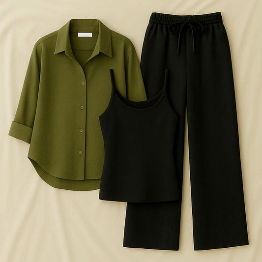 Button down with inner & Flapper trouser