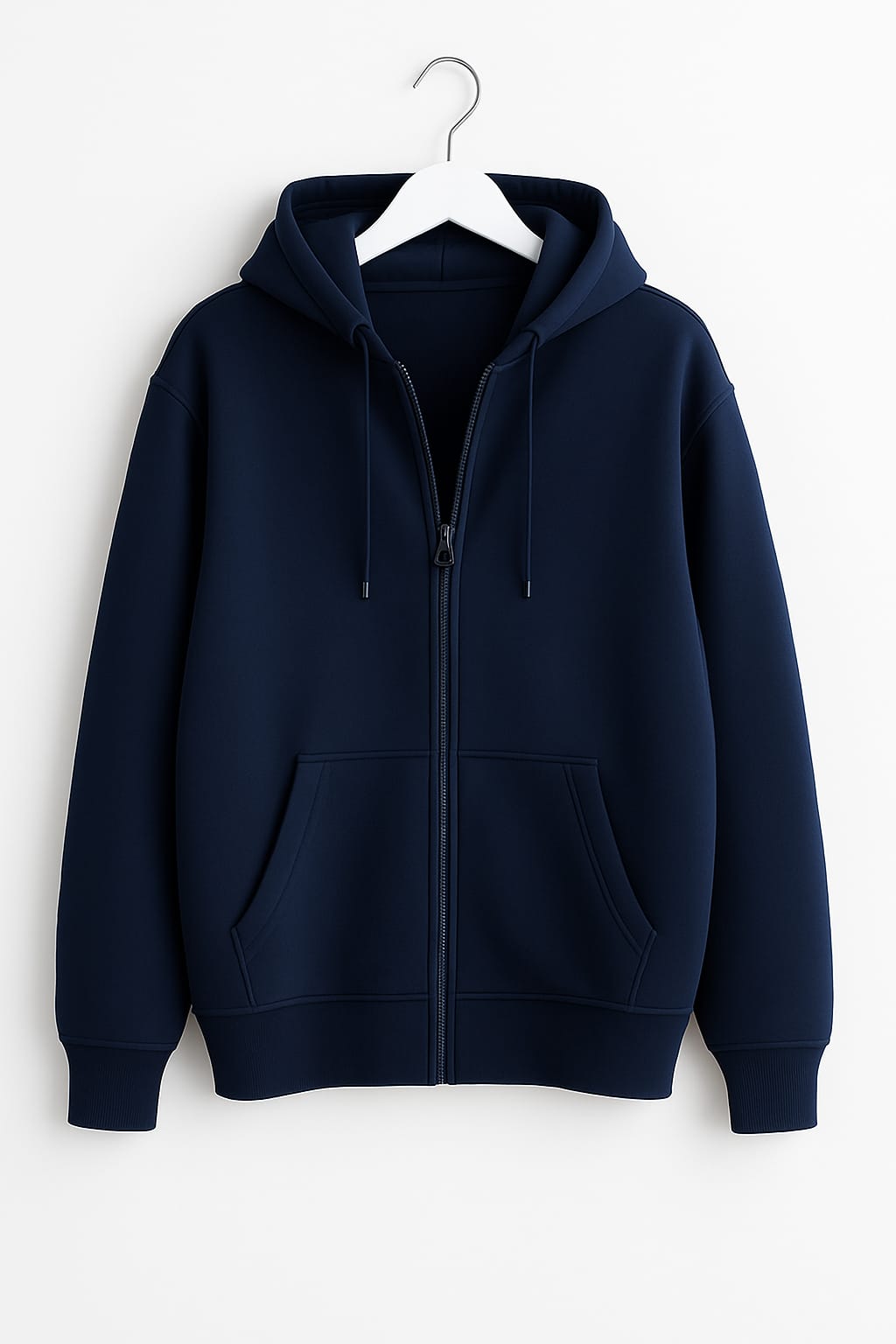 basic Zipper Hoodie