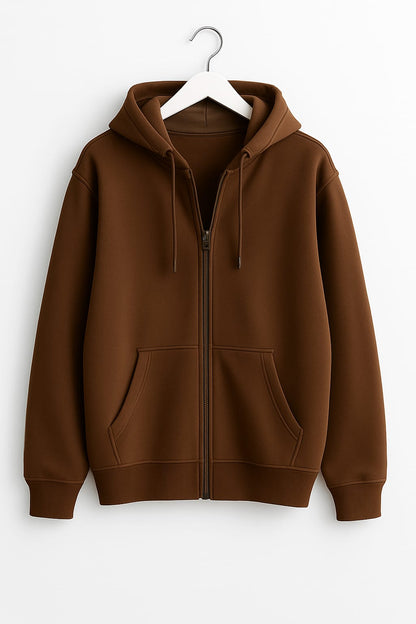basic Zipper Hoodie