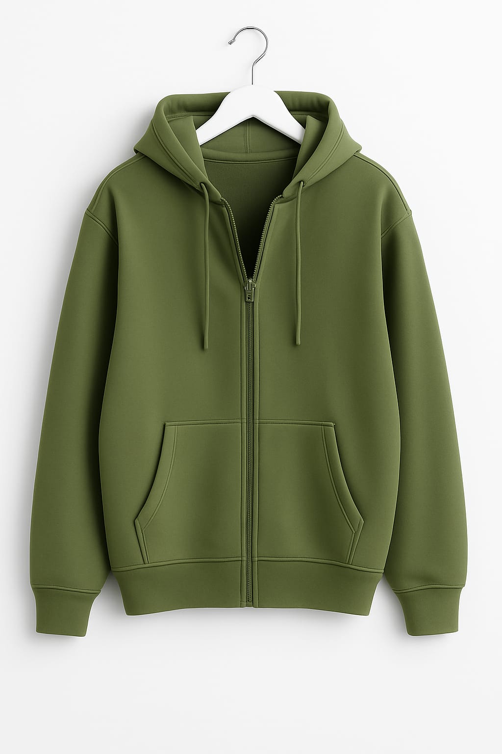 basic Zipper Hoodie