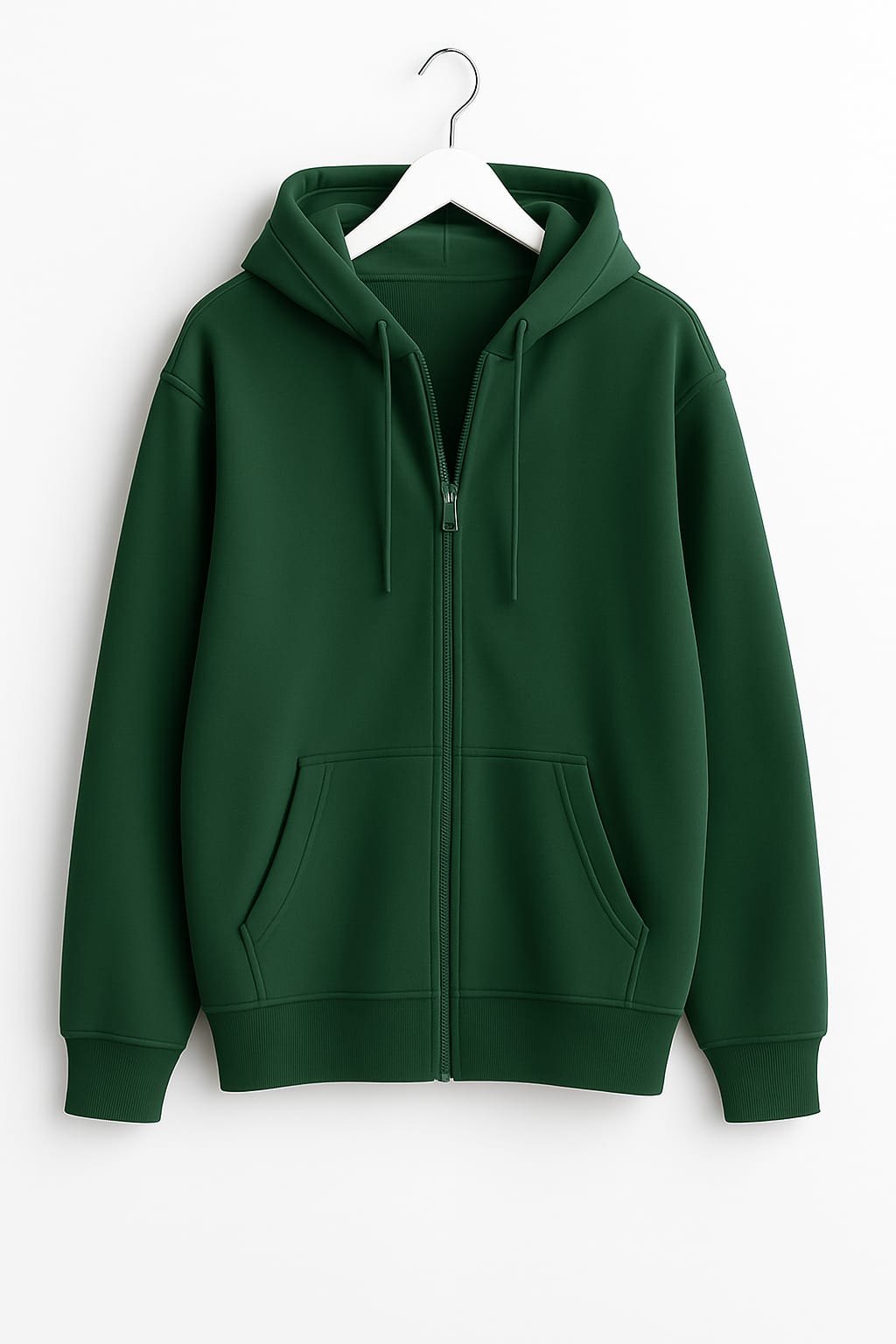 basic Zipper Hoodie
