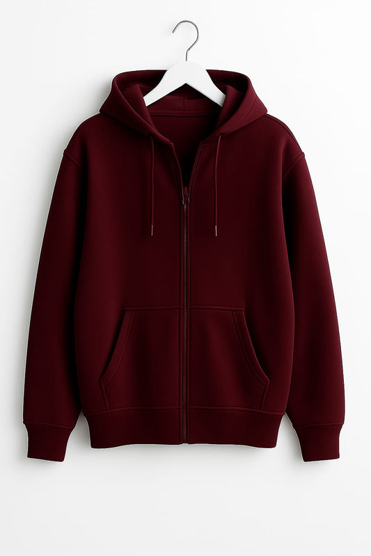 basic Zipper Hoodie
