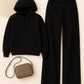 Hoodie With Black Wide Leg Jeans