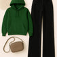 Hoodie With Black Wide Leg Jeans