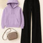 Hoodie With Black Wide Leg Jeans