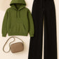 Hoodie With Black Wide Leg Jeans