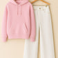 Hoodie With White Wide Leg Jeans