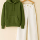 Hoodie With White Wide Leg Jeans