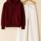 Hoodie With White Wide Leg Jeans