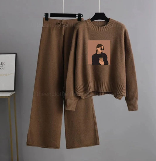 Sweatshirt With Flapper Trouser