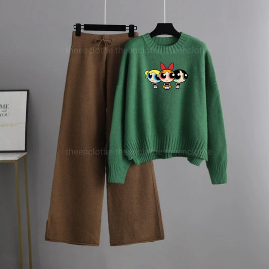 Sweatshirt with Flapper Trouser