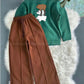 Sweatshirt with Flapper Trouser