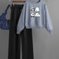Sweatshirt with Flapper Trouser