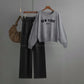 Sweatshirt with Flapper Trouser