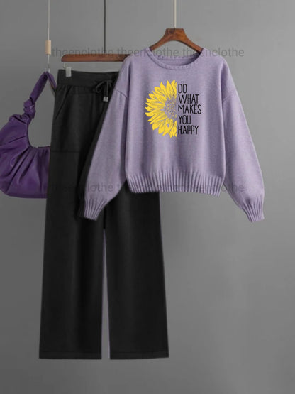 Sweatshirt with Flapper Trouser