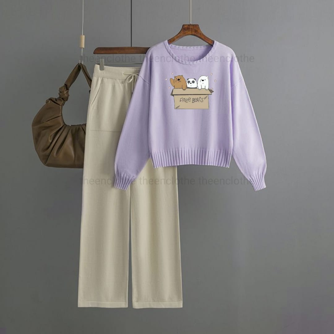 Sweatshirt with Flapper Trouser