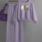 Sweatshirt with Flapper Trouser