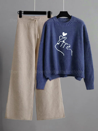 Sweatshirt with Flapper Trouser