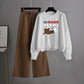 Sweatshirt with Flapper Trouser