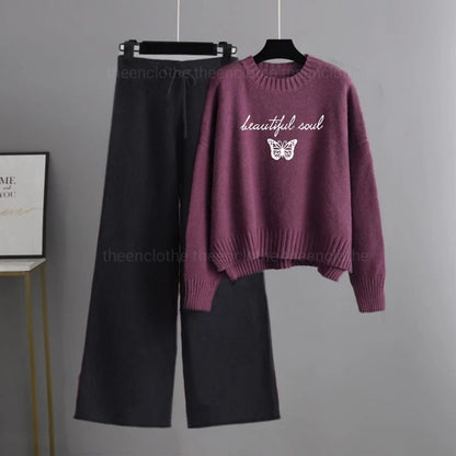 Sweatshirt with Flapper Trouser