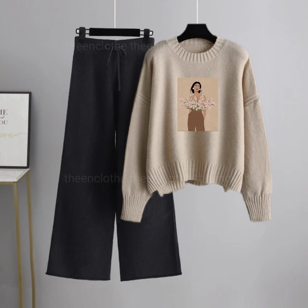 Sweatshirt with Flapper Trouser