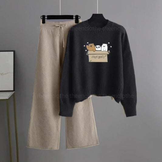 Sweatshirt with Flapper Trouser