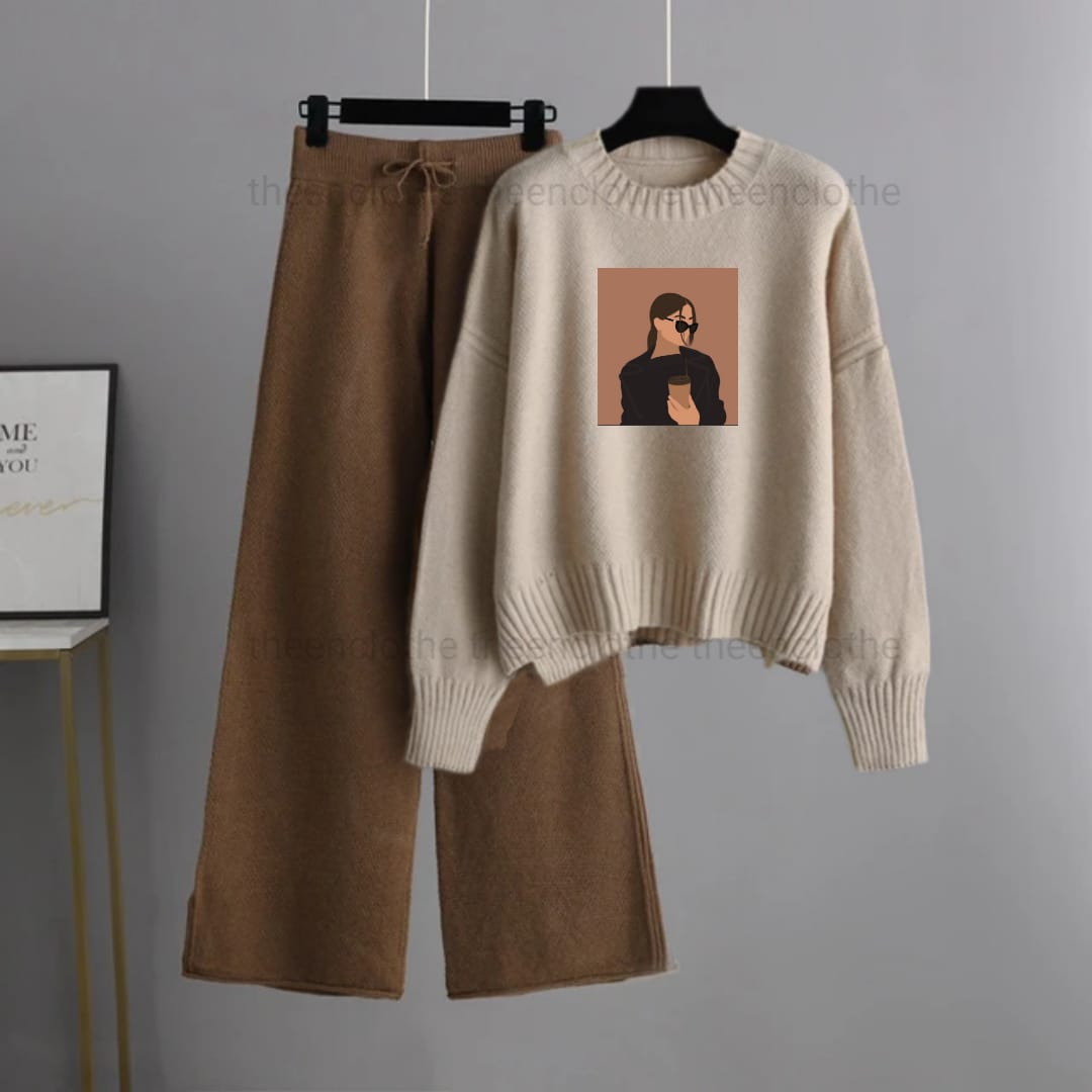 Sweatshirt with Flapper Trouser