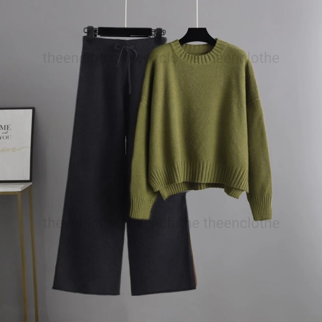 Sweatshirt with Flapper Trouser