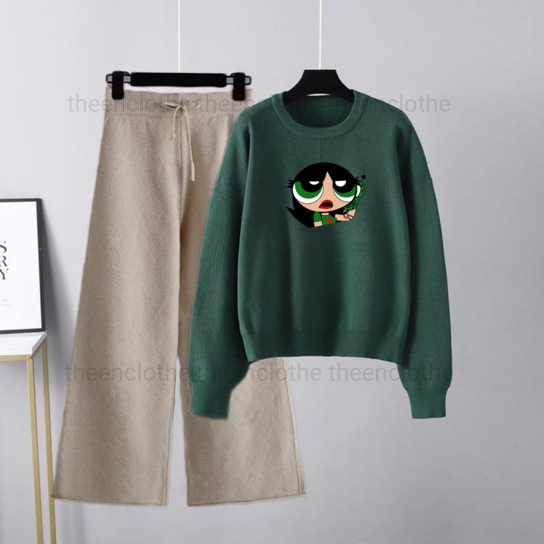 Sweatshirt with Flapper Trouser