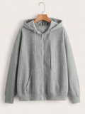 Grey Zipper