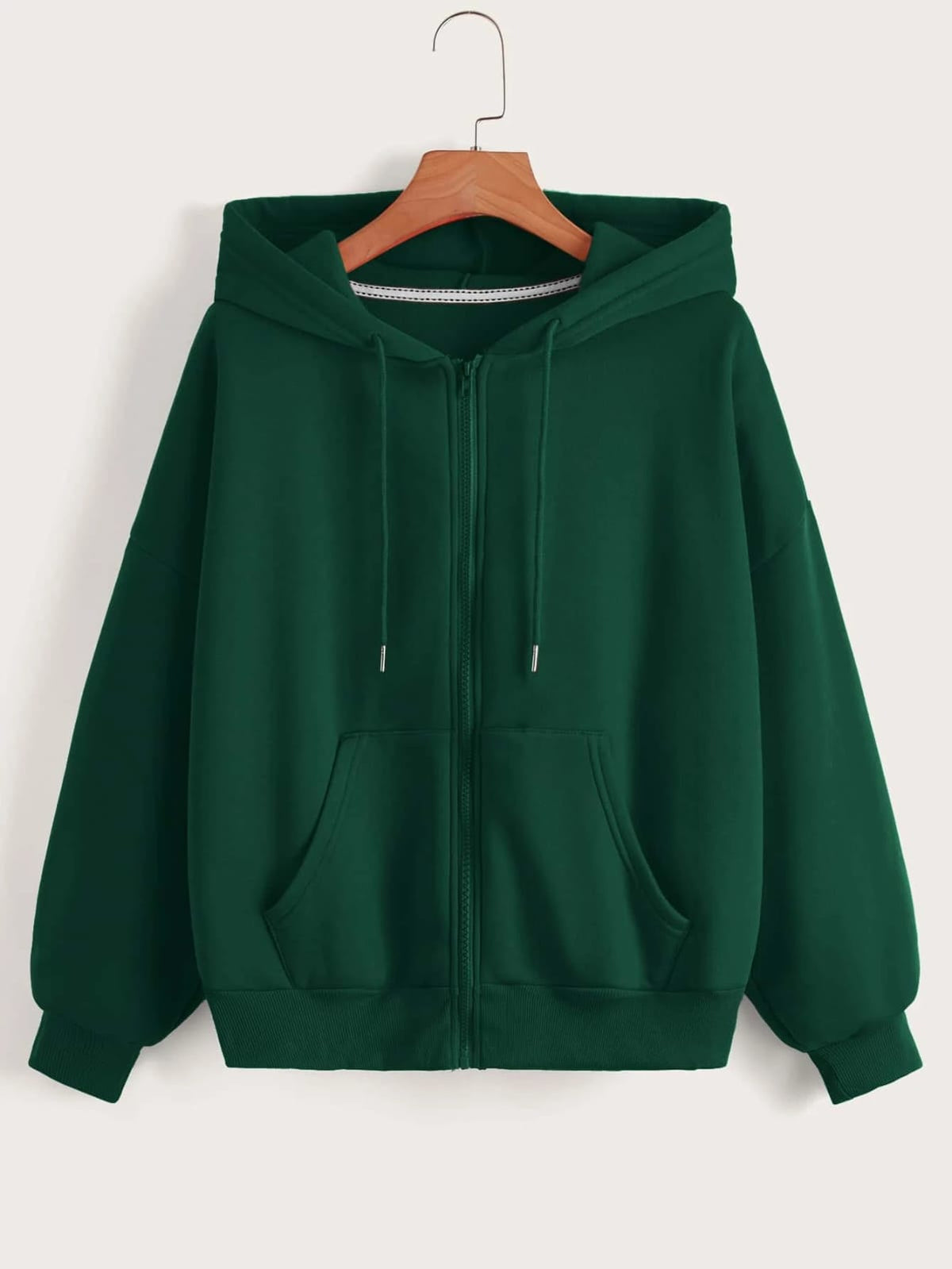 Bottle Green Zipper