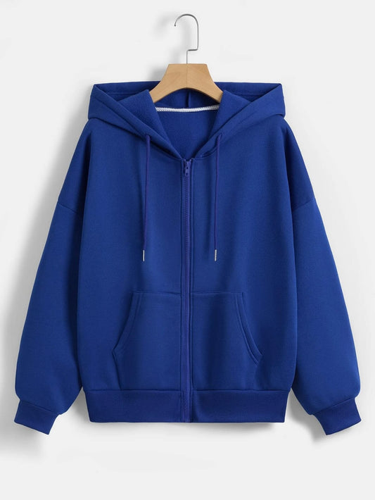 Royal blue Zipper