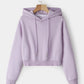 Lilac Crop Hoodie